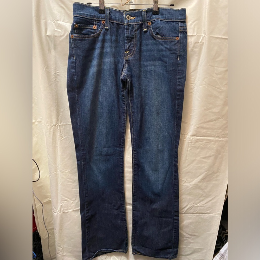 Lucky Brand Dungarees Sundown Straight Reg Denim Jeans Womens Sz 2 / 26 Low Rise